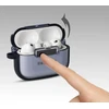 Liavec SlideLock dėklas telefonui AirPods Pro 3 transparent-mėlynas