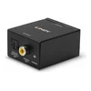 Garso Adapteris - LINDY Phono į TosLink ir Bendraašis ADC Adapteris 24-bit/48KHz, Juodas