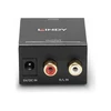 Garso Adapteris - LINDY Phono į TosLink ir Bendraašis ADC Adapteris 24-bit/48KHz, Juodas