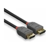 DisplayPort Kabelis - LINDY Anthra Line DisplayPort 1.2 Kabelis, M/M, 7.5 m, Juodas
