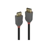 DisplayPort Kabelis - LINDY Anthra Line DisplayPort 1.2 Kabelis, M/M, 7.5 m, Juodas