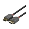 DisplayPort Kabelis - LINDY Anthra Line DisplayPort 1.4 Kabelis, M/M, 10 m, Juodas