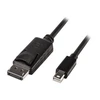 DisplayPort Kabelis - LINDY Mini DP į DP, 096x2160p, 60Hz, 5 m, Juodas