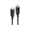 Lindy Laidas - Hibridinis Pluoštinis Mini DisplayPort 1.4 50m 7680x4320@60Hz Atsparūs DP Jungtys