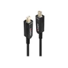 Lindy Laido - Pluošto Optikos Hibridinis Mini DisplayPort 1.4 10m 7680x4320@60Hz Atsparūs Jungtys