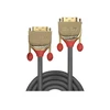 Vaizdo Kabelis - LINDY Gold Line DVI-D Dual Link Kabelis, M/M, 2560x1600 60Hz, 10 m, Pilkas