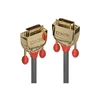 Vaizdo Kabelis - LINDY Gold Line DVI-D Dual Link Kabelis, M/M, 3 m, Pilkas