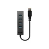 USB Hub - LINDY USB 3.0 Hub, 4 Jungtys, Juodas