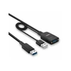 Kabelis USB Lindy 2x USB-A - USB-A 35 m Juodas (43357)