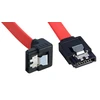 SATA Laidas - LINDY Vidinis SATA Laidas, 2x7 Pin Fiksavimo Tipas, 0.5 m, Juodas