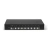 KVM Switch - LINDY 8 Prievadų DisplayPort 1.2, USB 2.0 ir Garso KVM Switch, Juodas