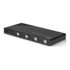 KVM Switch - LINDY 4 Prievadų HDMI 4K60, USB 2.0 ir Garso KVM Jungiklis, Juodas