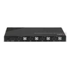 KVM Switch - LINDY 4 Prievadų HDMI 4K60, USB 2.0 ir Garso KVM Jungiklis, Juodas