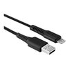 USB Kabelis - LINDY USB Type A į Lightning Laidas, M/M, 480Mbps, 2 m, Juodas
