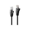 Tinklo Kabelis - LINDY Cat.6 U/UTP Tinklo Kabelis, RJ45, M/M, 250MHz, 0.3 m, Juodas