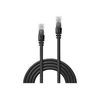 Tinklo Kabelis - LINDY Cat.6 U/UTP Tinklo Kabelis, RJ45, M/M, 250MHz, 0.3 m, Juodas
