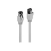 Tinklo Kabelis - LINDY Cat.8.1 S/FTP LSZH Tinklo Kabelis, RJ45, M/M, 2000MHz, 26AWG, 1 m, Pilkas