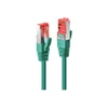 Tinklo Kabelis - LINDY Cat.6 S/FTP Tinklo Kabelis, RJ45, M/M, 250MHz, 27AWG, 1 m, Žalias