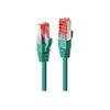 Tinklo Kabelis - LINDY Cat.6 S/FTP Tinklo Kabelis, RJ45, M/M, 250MHz, 27AWG, 0.3 m, Žalias
