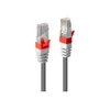 Tinklo Kabelis - LINDY Cat.6A S/FTP LSZH Tinklo Kabelis, RJ45, M/M, 500MHz, 26AWG, 0.5 m, Pilkas