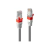 Tinklo Kabelis - LINDY Cat.6A S/FTP LSZH Tinklo Kabelis, RJ45, M/M, 500MHz, 26AWG, 0.5 m, Pilkas