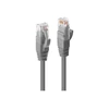 Tinklo Kabelis - LINDY Cat.6 U/UTP LSZH Tinklo Kabelis, RJ45, M/M, 250MHz, 26AWG, 5 m, Pilkas