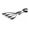 KABELIO KONVERTERIS USB Į SERIAL/4PORT 42675 LINDY