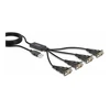 KABELIO KONVERTERIS USB Į SERIAL/4PORT 42675 LINDY