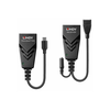USB Prailginimas - LINDY USB 2.0 Type C Cat.6 Prailginimas, 480Mbps, 100 m, Juodas