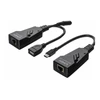 USB Prailginimas - LINDY USB 2.0 Type C Cat.6 Prailginimas, 480Mbps, 100 m, Juodas