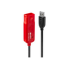 USB Prailginimo Kabelis - LINDY USB 2.0 Aktyvus Prailginimo Kabelis, 480 Mbps, M/F, 30 m