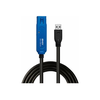 USB Prailginimo Laidas - LINDY USB 3.0 Aktyvus Prailginimo Laidas, M/F, 30 m, Juodas