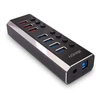 USB Hub - LINDY 4 Prievadų USB 3.0 Hub su 3 Greito Įkrovimo 3.0 Prievadais