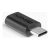 USB Adapteris - LINDY USB 3.2 Type C į C M/F Adapteris, Juodas