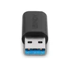 Adapteris - LINDY USB 3.2 Type A į C Adapteris, Juodas