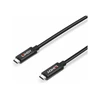 USB Kabelis - LINDY Aktyvus USB 3.2 Gen 2 C/C Laidas, 10Gbps, 8K, 60Hz, 100W, 3 m, Juodas