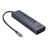 Nešiojamojo Kompiuterio Mini Dokavimo Stotis - LINDY DST-Mini Duo, USB-C Dokas, 2x 4K HDMI, PD 100W, Gigabit Ethernet