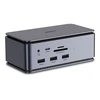 Nešiojamojo Kompiuterio Dokavimo Stotis - LINDY DST-Pro USB4 Dokas 8K/2x4K 60Hz, USB tipo A/C, HDMI, DP, 100W