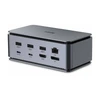 Nešiojamojo Kompiuterio Dokavimo Stotis - LINDY DST-Pro USB4 Dokas 8K/2x4K 60Hz, USB tipo A/C, HDMI, DP, 100W