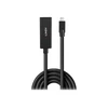 USB Prailginimo Laidas - LINDY USB 3.2 Type C Aktyvus Prailginimo Laidas, M/F, 10Gbps, Duomenų Perdavimas, 5 m