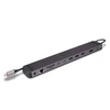 USB C Dokavimo Stotis - LINDY Plugable DST-Mini XT 810 8K/4K60, 100W PD, USB 3.2, Gigabit Ethernet, Pilka