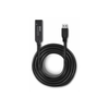 USB Prailginimo Laidas - LINDY USB 3.0 Aktyvus Prailginimo Laidas Type A į C, 10 m, Juodas
