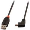 USB Kabelis - LINDY USB 2.0 Type A į Mini-B Laidas, 1 m, Juodas
