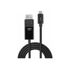 USB Lindy USB-C - DisplayPort 2 m, juodas (43342)