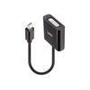 Adapteris - LINDY Mini DisplayPort į DVI Aktyvus Adapteris, 1920x1200@60Hz, 160mm, Juodas