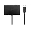 DisplayPort Hub - LINDY 4 Prievadų DisplayPort 1.2 MST Hub 3840x2160 30Hz 21.6 Gbit/s