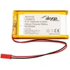 Lithium Polymer Baterija Akyga AKY0105 LP584070 Li-Po 3.7V 1500mAh PCM JST 2.54 2-Pin Connector 150mm