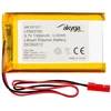 Lithium Polymer Baterija Akyga AKY0107 LP503759 Li-Po 3.7V 1350mAh PCM JST 2.54 2-Pin Connector 150mm