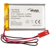 Lithium Polymer Baterija Akyga AKY0638 LP603450 Li-Po 3.7V 1200mAh PCM JST 2.54 2-Pin Connector 100mm