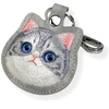 Dėklas Locator Case Nimmy New Big Eyed Pet 2.0 Cat pilkas